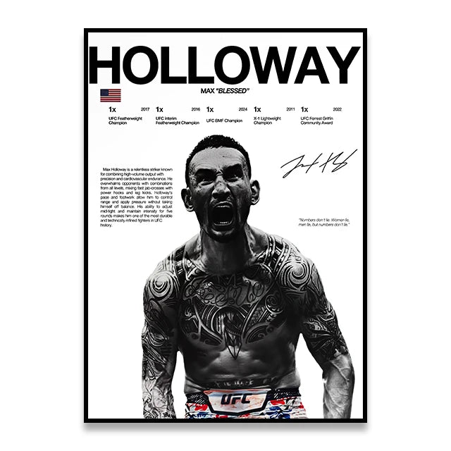MAX HOLLOWAY POSTER