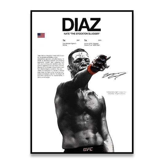 NATE DIAZ POSTER