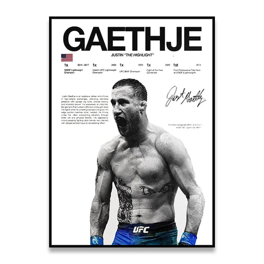 JUSTIN GAETHJE POSTER