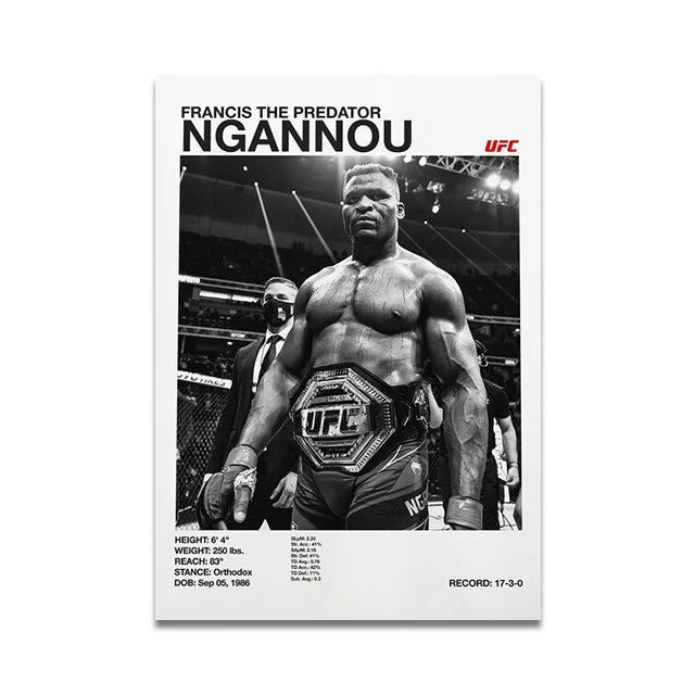 FRANCIS NGANNOU POSTER