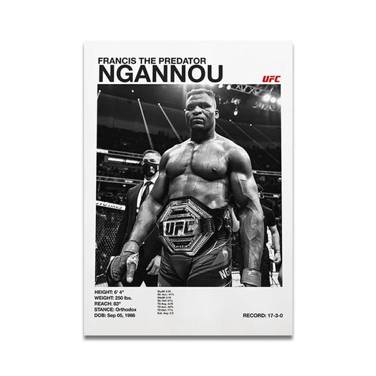 FRANCIS NGANNOU POSTER