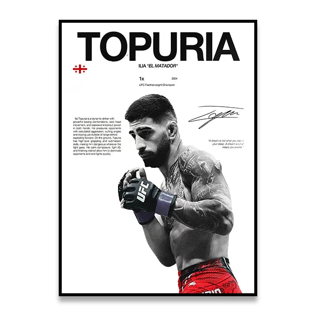 ILIA TOPURIA POSTER