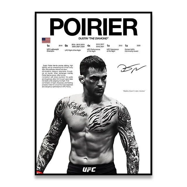 DUSTIN POIRIER POSTER