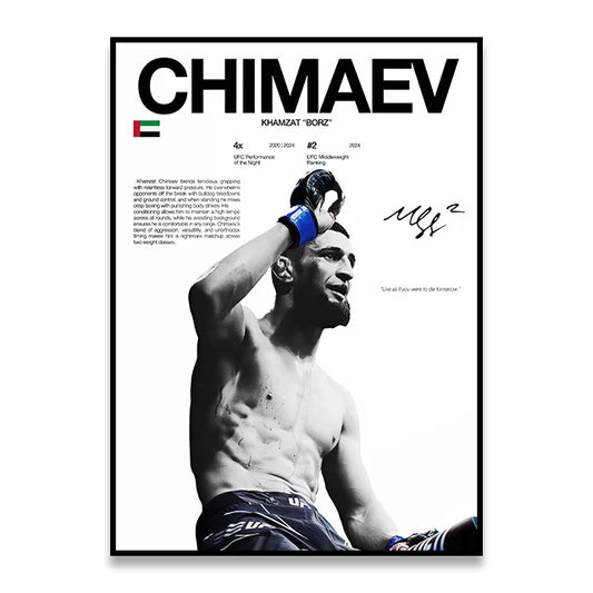 KHAMZAT CHIMAEV POSTER