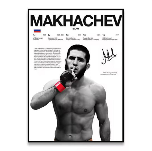 ISLAM MAKHACHEV POSTER